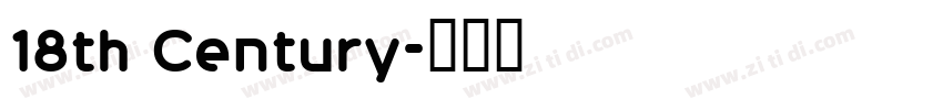 18th Century字体转换